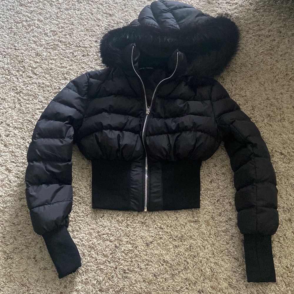 Black Outdoor wear, Coat, Jacket, Winter